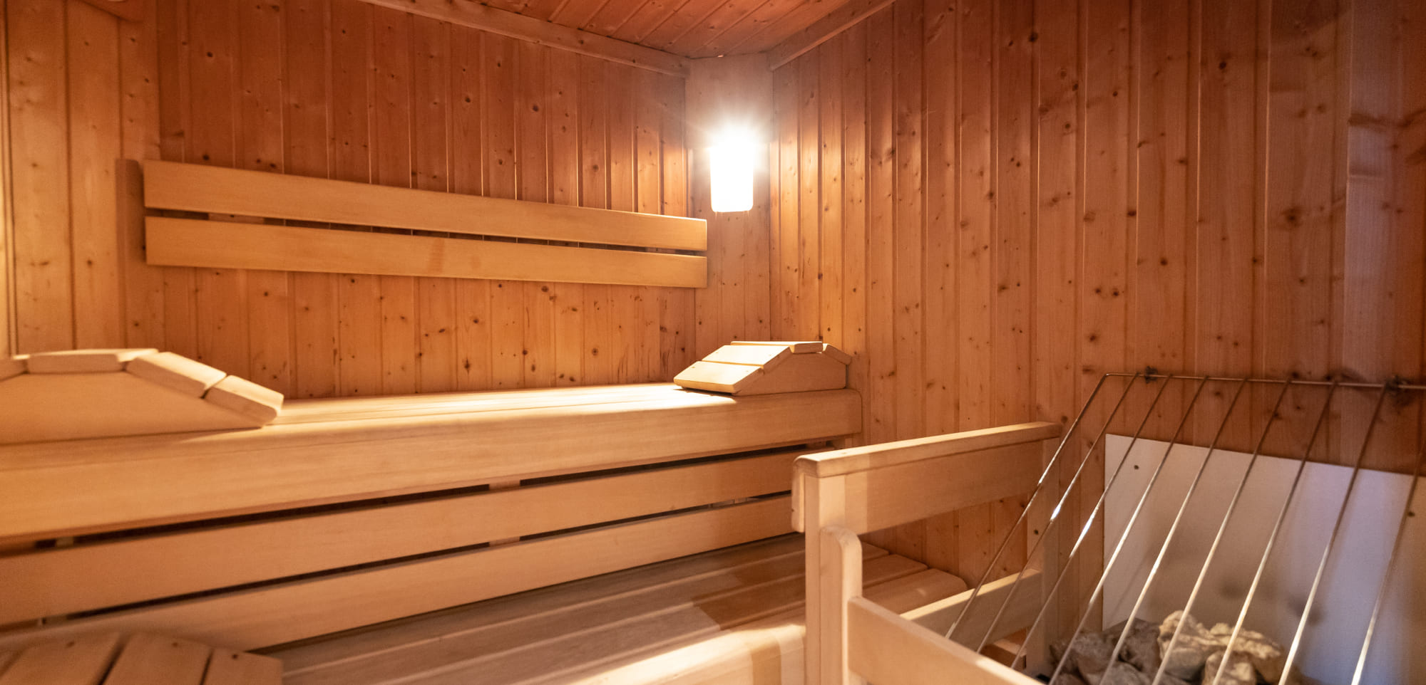 Die Sauna im Wellnessbereich